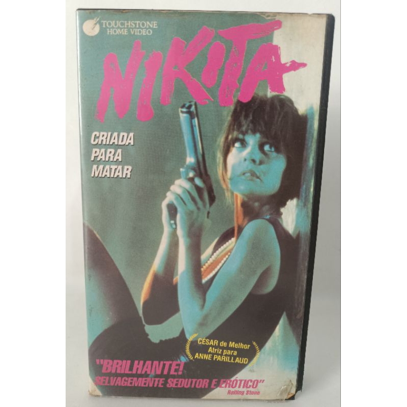 VHS Nikita Criada Para Matar filme policial clássico colecionador