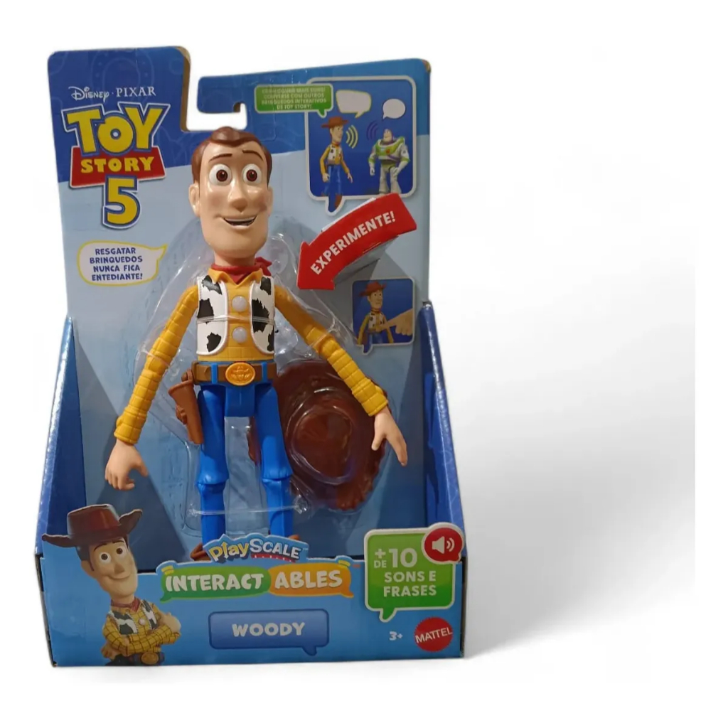 Boneco Woody Articulado Toys Story 5 - Mattel JMW15