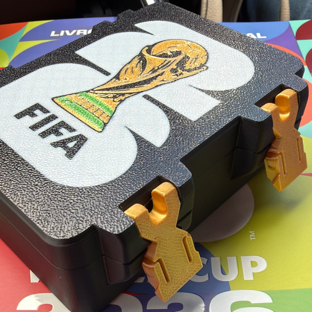 Caixa para figurinhas COPA DO MUNDO. Varias cores disponiveis