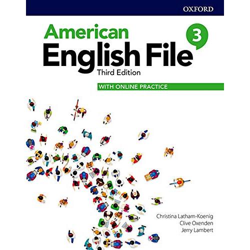 Curso Oxford American English File Level 3 student book e workbook third edition American English