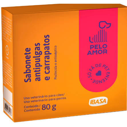 SABONETE ANTIPULGA E CARRAP IBASA 80g — imagem 2 de 2