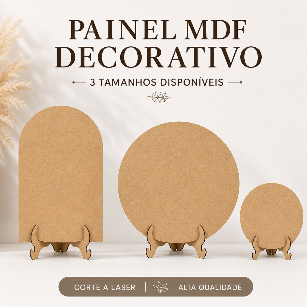 Painel Decorativo Cenário Mesa Festa, Aniversario, Infantil Arco Redondo MDF3mm