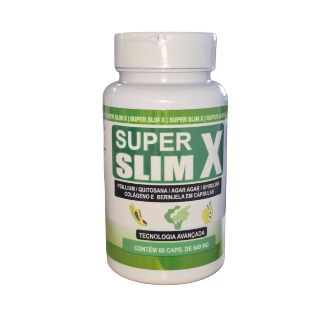 Suplemento Alimentar - SUPER SLIM X 640 mg 60 cápsulas