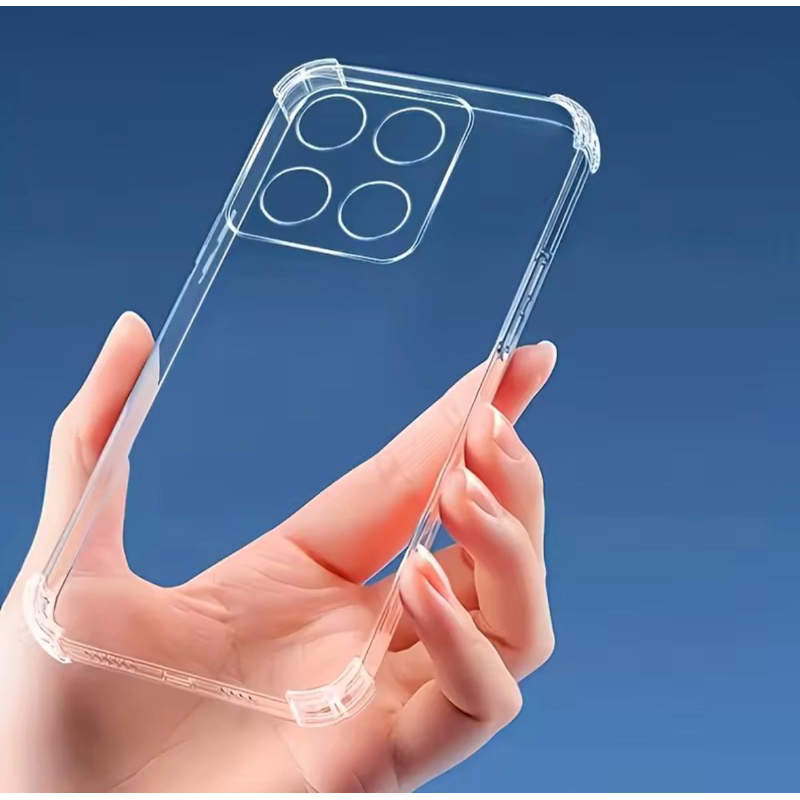 Kit 2X1 Capa Transparente TPU Silicone + Película Frontal Ceramica 3D Motorola Moto G57 5G