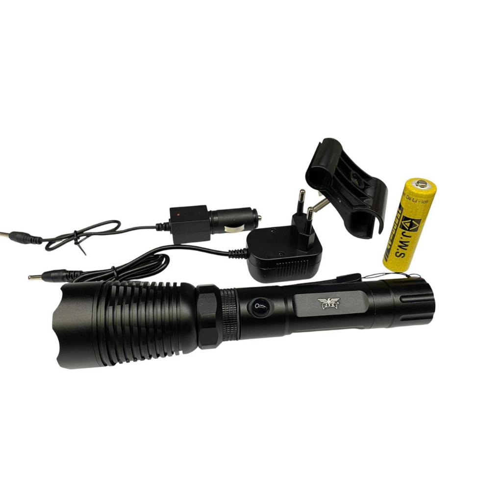 Lanterna Tática Led V3 Com Suporte Para Armas Airsoft Pesca Trilha JY520D Carabina Espingarda