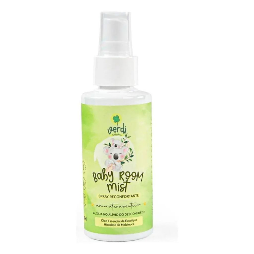 Spray Aromatizador Verdi Natural Baby Descongestionante Melaleuca Eucalipto 120ml