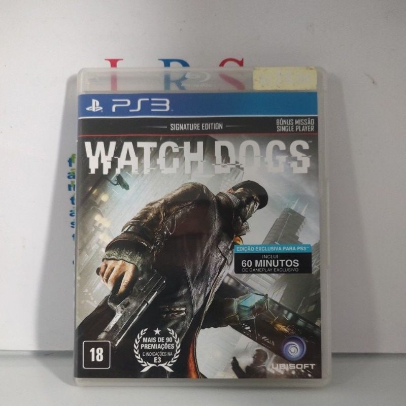 WATCH DOGS JOGO ORIGINAL PARA PLAYSTATION 3.