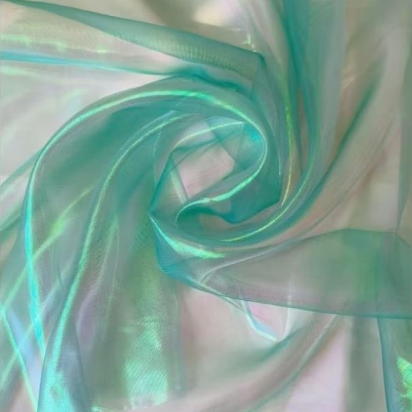 Tecido Organza Holográfica Furtacor Iris 1m X 1,50m Leve e Brilhante p/ Fantasias, Decoração e Artesanato | Envio Rápido