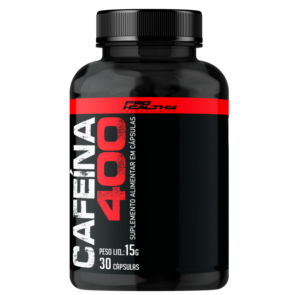 Cafeína *400mg - Pote 30 Cápsulas - Pro Healthy