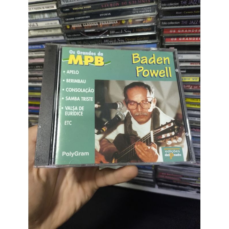 CD OS GRANDES MPB - BADEN POWELL - POLYGRAM - CD Usado conservado - REF:CD 1797