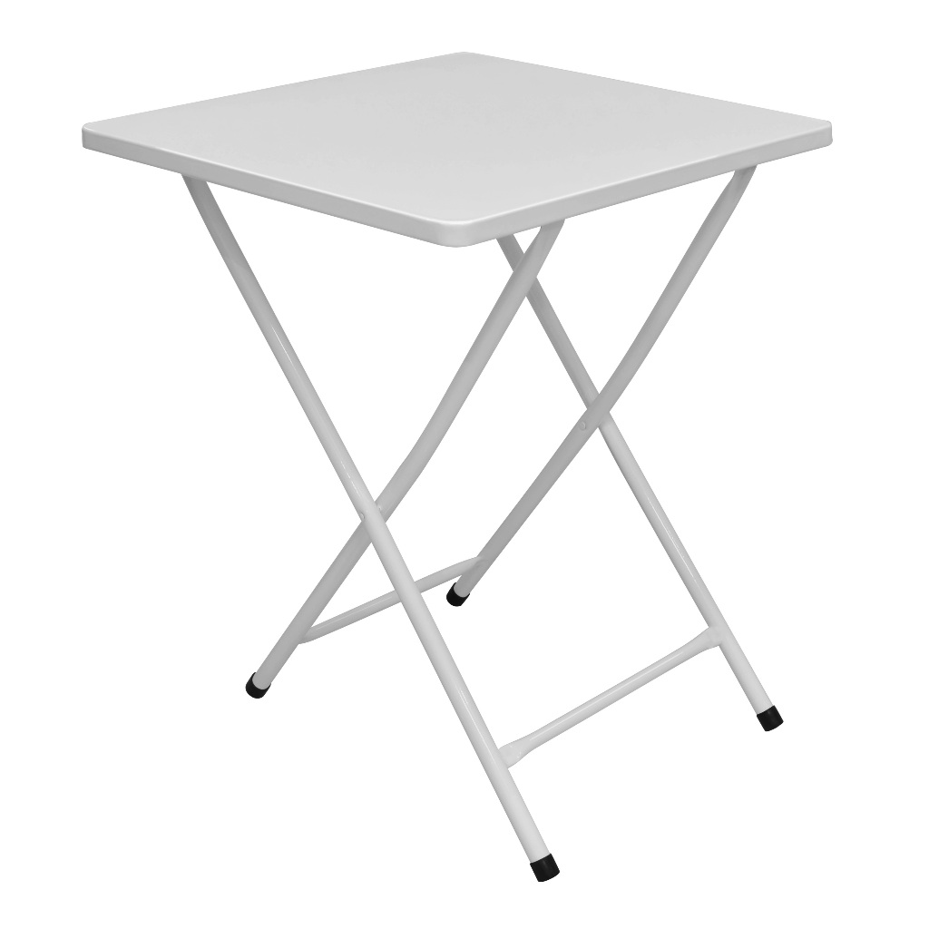 Mesa Dobrável em Aço para Cozinha/Área Externa/Bar/Lanchonete