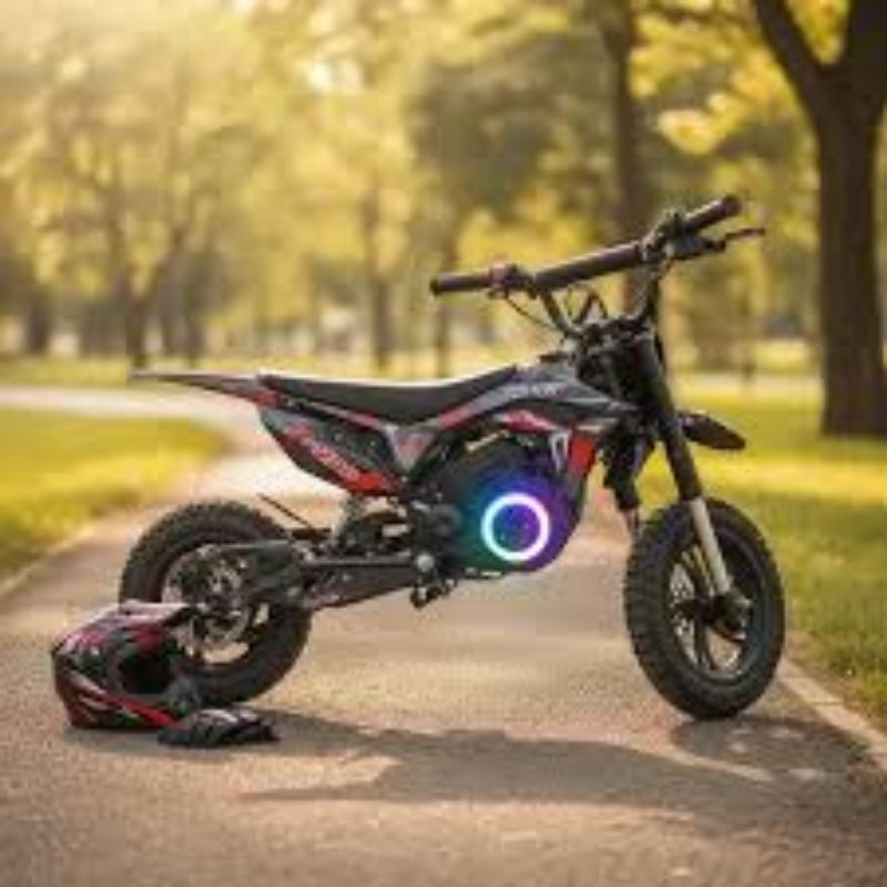 Mini Moto elétrica Foston x200 250w Capacete /  3 Velocidades 250w Led até 80 kgs