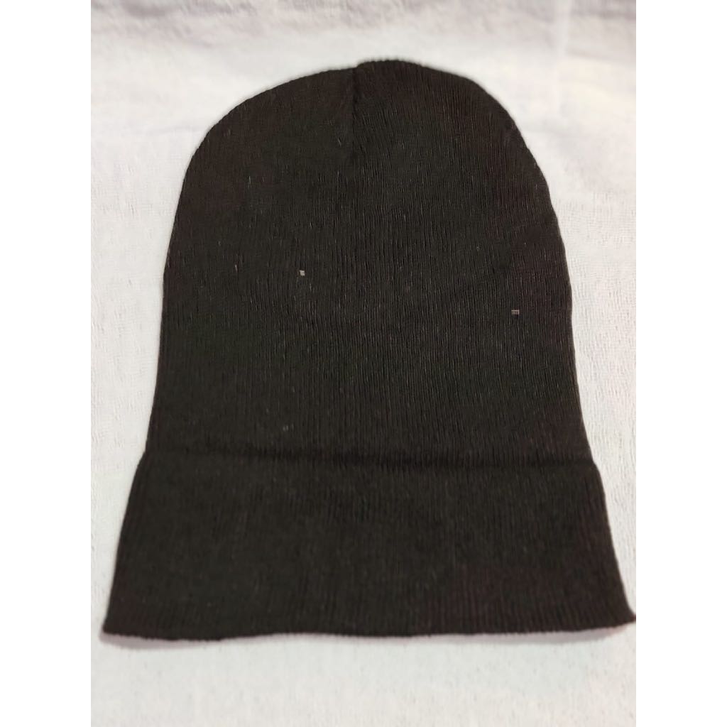 Touca Gorro e Balaclava Ninja de Tricô Inverno Unissex Preta