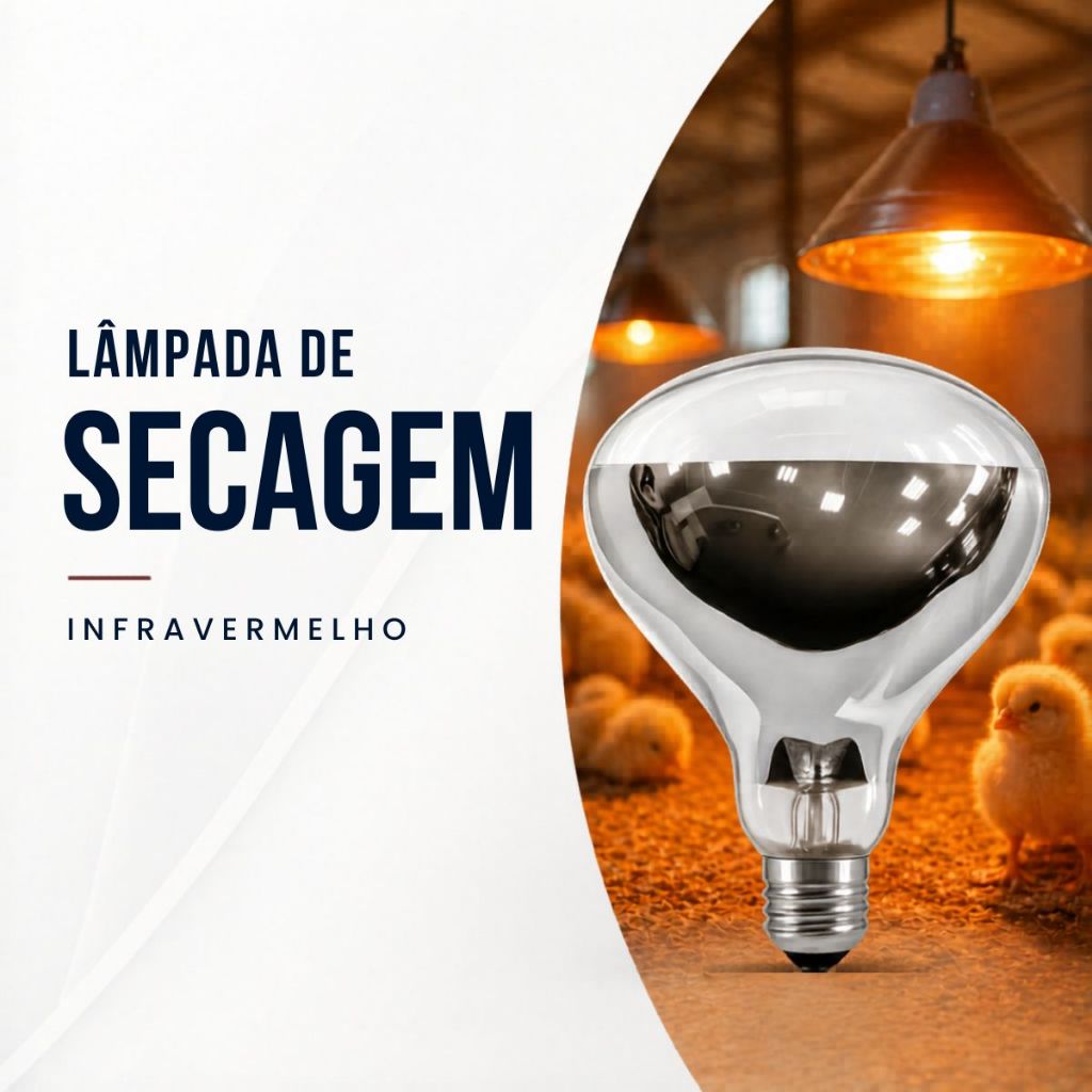 Lâmpada Secagem 110v 220v Infravermelho Incandescente Aquecimento Alimento Pintinho Chocadeira
