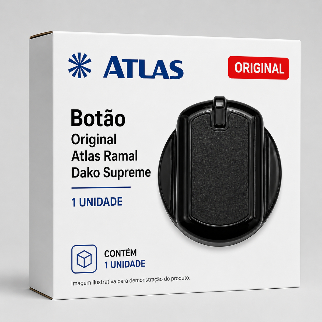 Botão Original Atlas Ramal Dako Supreme 1 Unidade