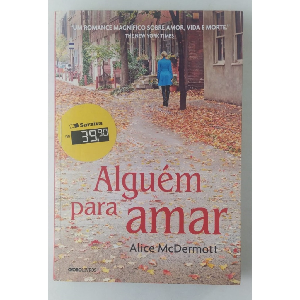 Livro "Alguém para amar", da premiada escritora americana Alice McDermott -2016