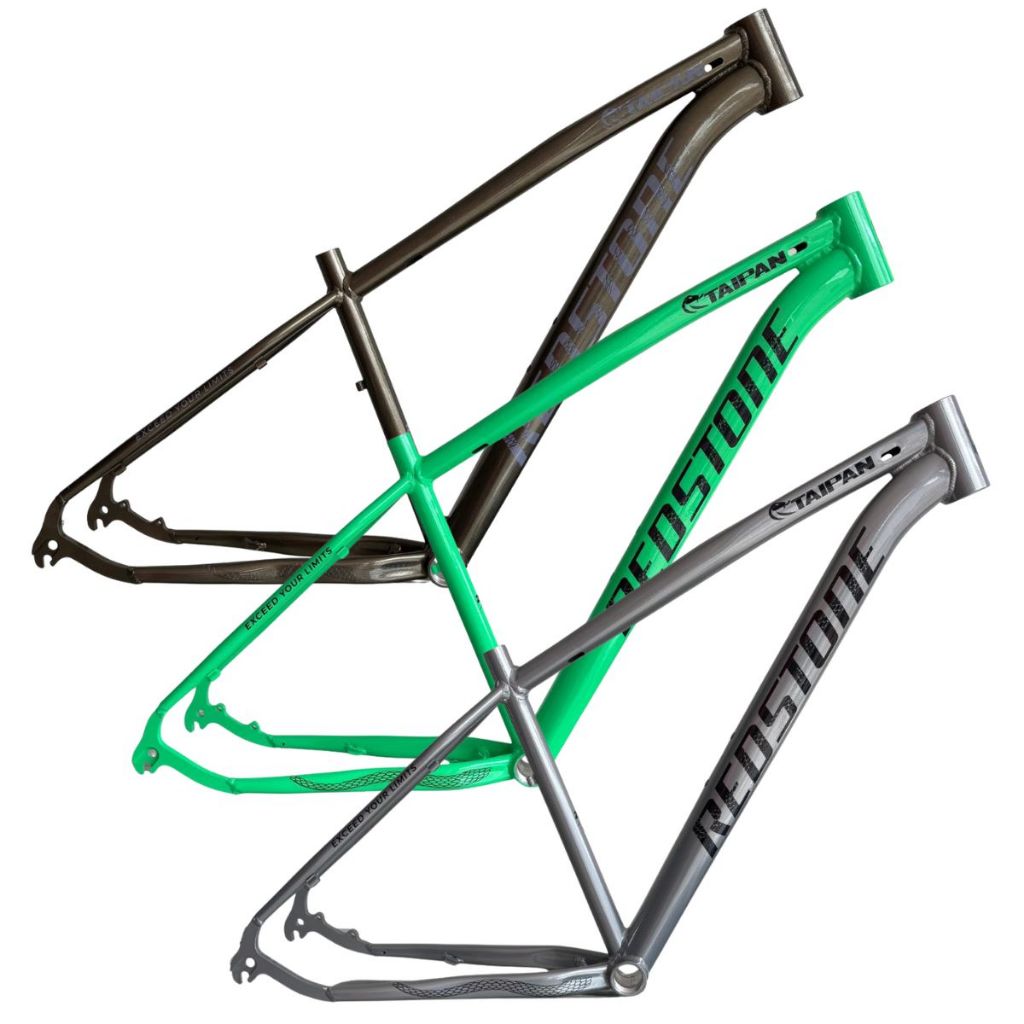 Quadro Bicicleta Aro 29 Alumínio Bike Mtb Freio a Disco Redstone Taipan Mega Over Cabeamento Interno Com Gancheira
