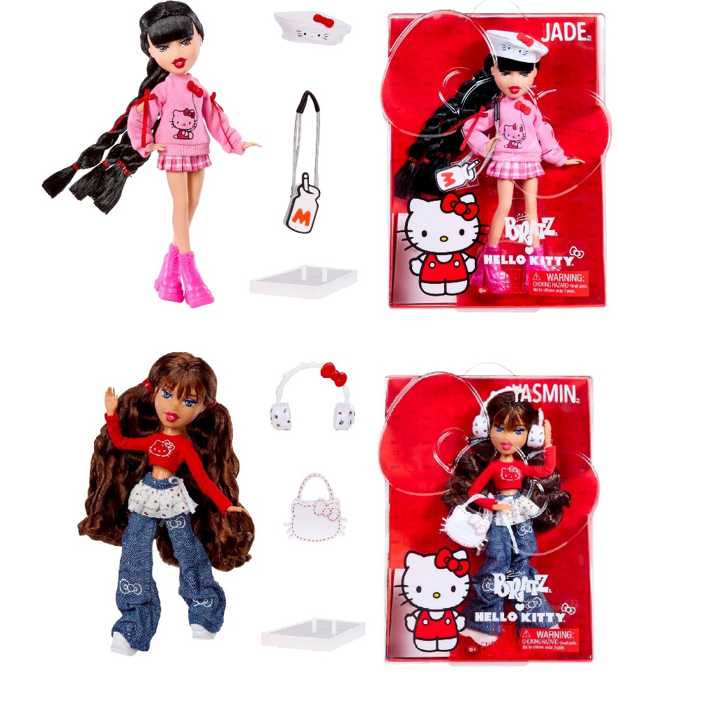 Boneca Fashion Bratz Yasmin - Jade Hello Kitty Com Acessórios