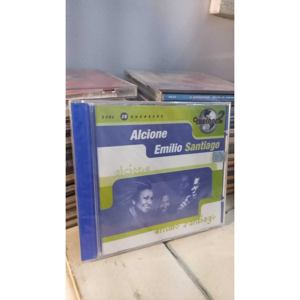 Cd ( Lacrado) o melhor de 2 alcione emilio santiago Duplo