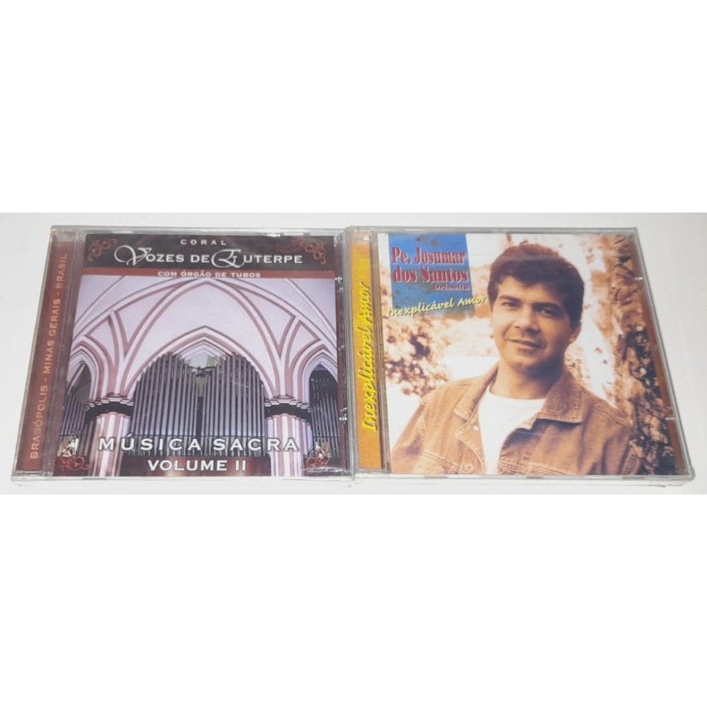 2 Cd´s - Padre Josumar Dos Santos,Inexplicavel Amor & Coral Vozes De Euterpe,Com Orgão De Tubos