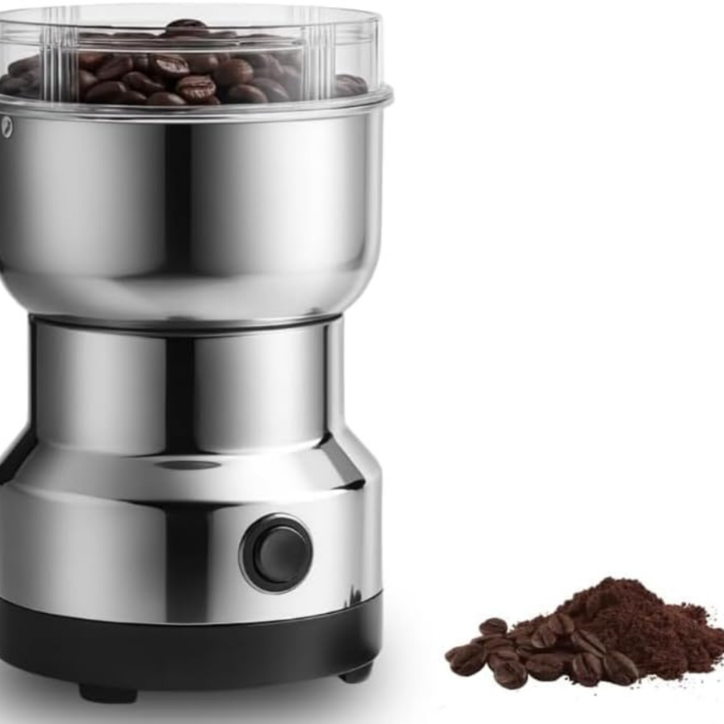 Moedor Café Triturador Processador Grãos Inox Elétrico