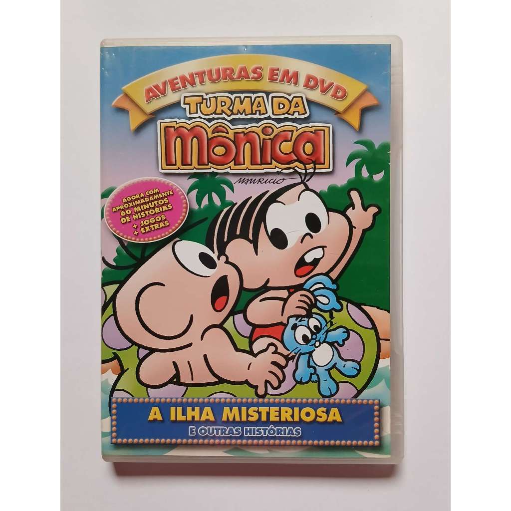 Dvd | Filme Turma Da Mônica A Ilha Misteriosa E Outras Histórias | Saiba Mais Na Descrição :)