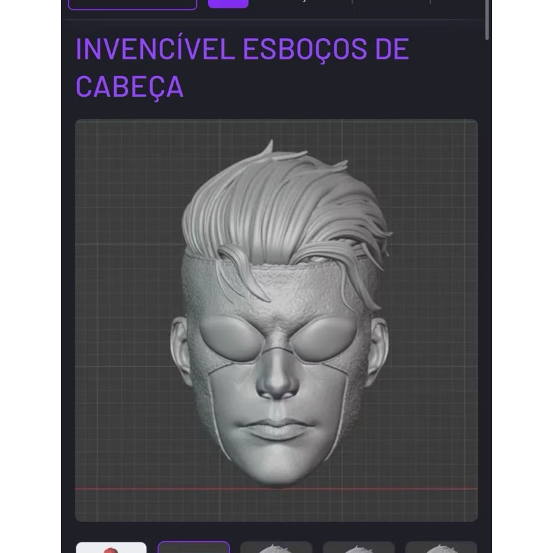 cabeça invencível 1/12