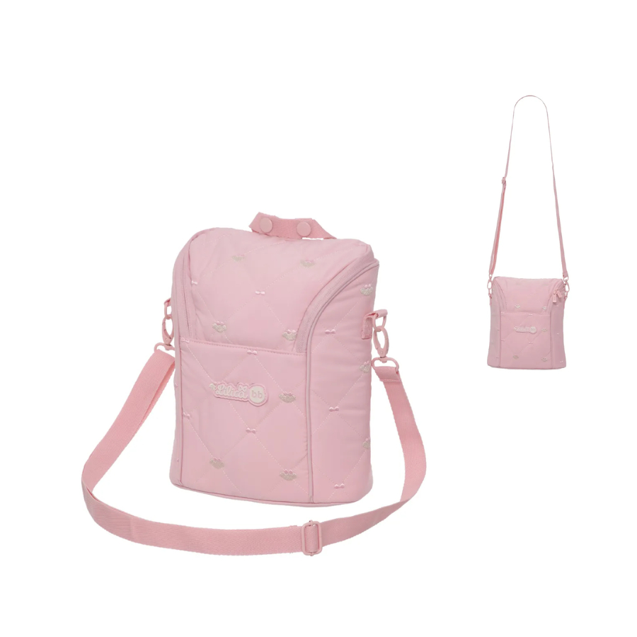 Bolsa Térmica Lilica Ripilica 28cm Com Zíper e Alça Ajustável Rosa Original - Pacific