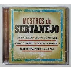 CD Mestres do Sertanejo - Novo Original Lacrado Nacional (Victor e Leo, Bruno Marrone, Jorge Mateus)