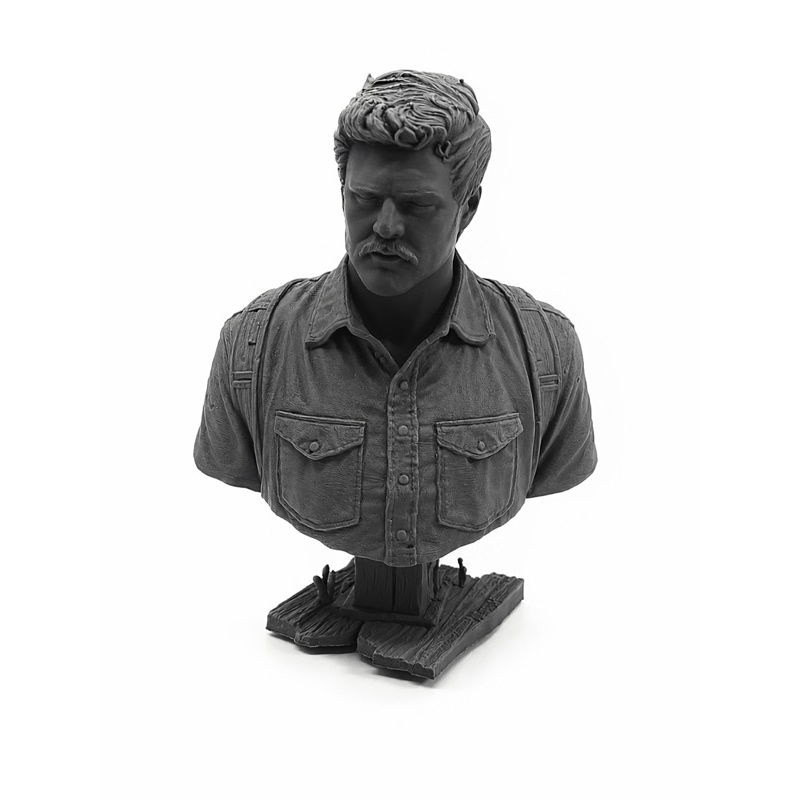 Decoração escultura Joel Miller Busto The Last of US - Busto 3d Decorativo