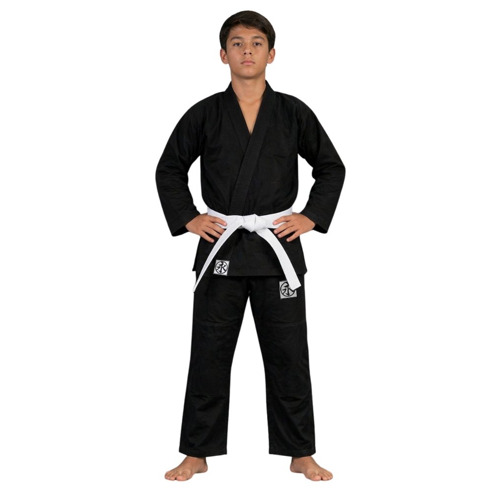 Kimono Jiu Jitsu Reforçado Infantil Keiko Preto