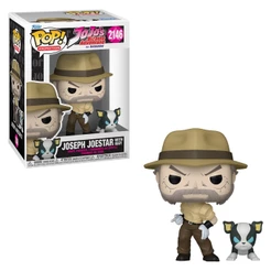 FUNKO POP ANIMATION JOJO'S BIZARRE ADVENTURE - JOSEPH JOESTAR WITH IGGY 2146 NOVO ORIGINAL