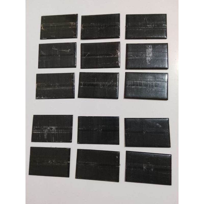 kit 15 mini placa painel solar 5V 100mah energia renovavel