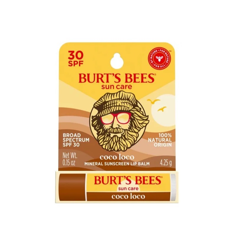 Protetor Labial Burt's Bees FPS 30 Proteção Máxima e Natural Coco Loco