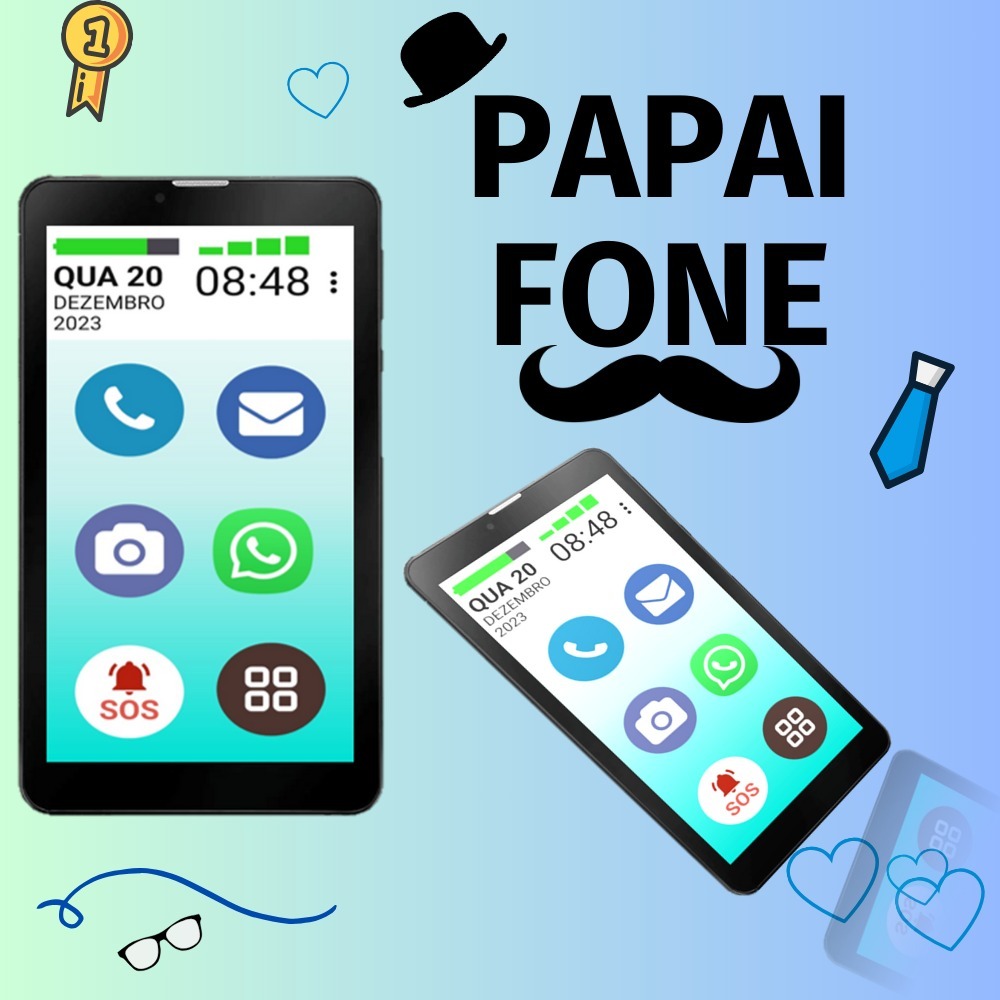 TABLET PAPAIFONE 32GB 4G MULTILASER BOTÃO SOS USO FÁCIL