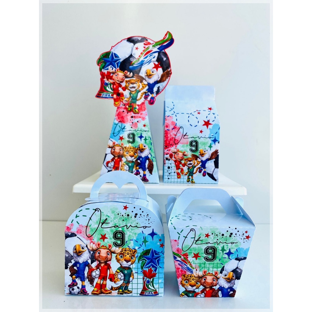 kit caixnhas personalizada futebol copa do mundo-lembrancinha personalizada-festa personalizada-papelaria personalizada