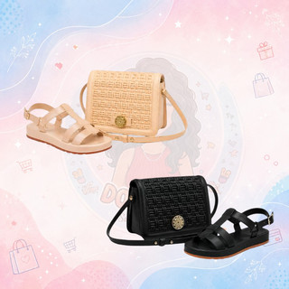 Kit Ana com Bolsa Tramada e Sandália Feminina - Charme e Conforto Casual | Dona Dyn