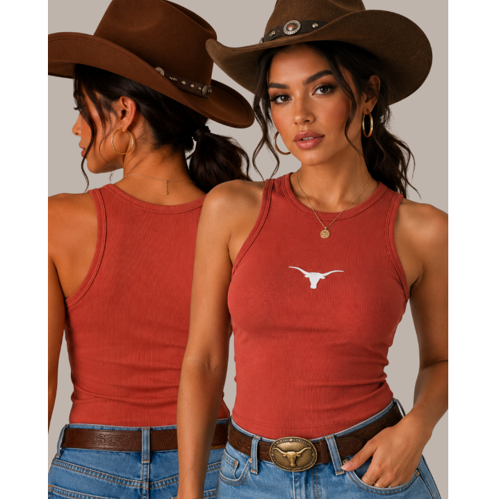 Regata Canelada Feminina Estilo Country  Premium – Confortável, Estiloso e Versátil