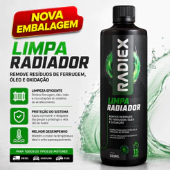 Aditivo Limpa Radiador Caminhão Ônibus Radiex R9301 500ml