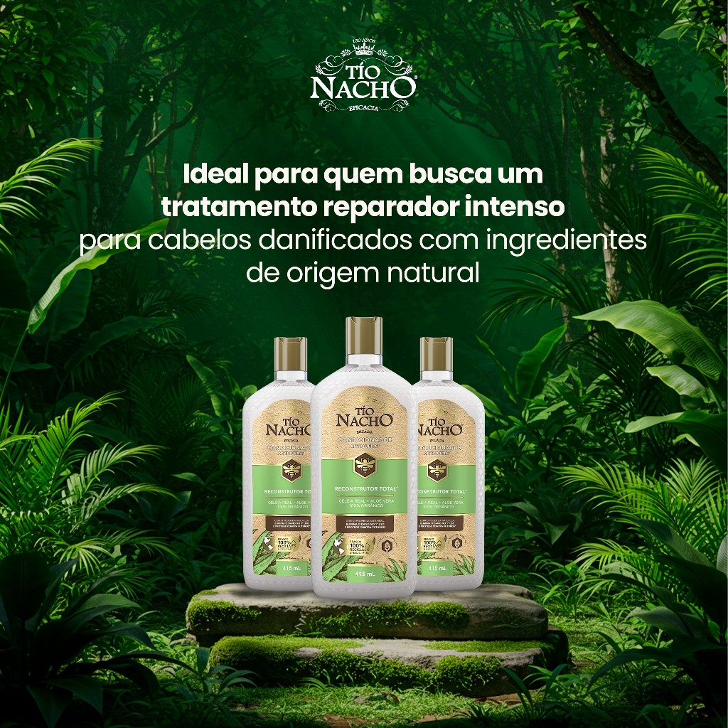 Condicionador Tio Nacho Reconstrutor Total 415ml - Antiqueda e Aloe Vera · foto 2