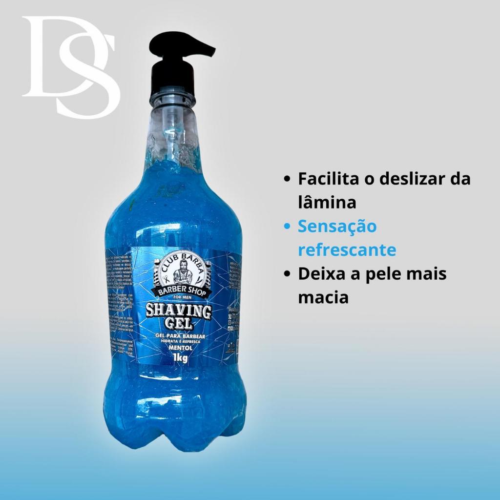 Shaving Gel Modelador Menthol o Mais Querido dos Barbeiros- 1Kg