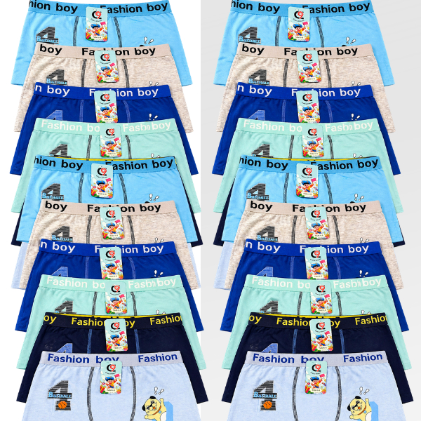 Cueca Box Infantil Acabamento Premium Confortavel