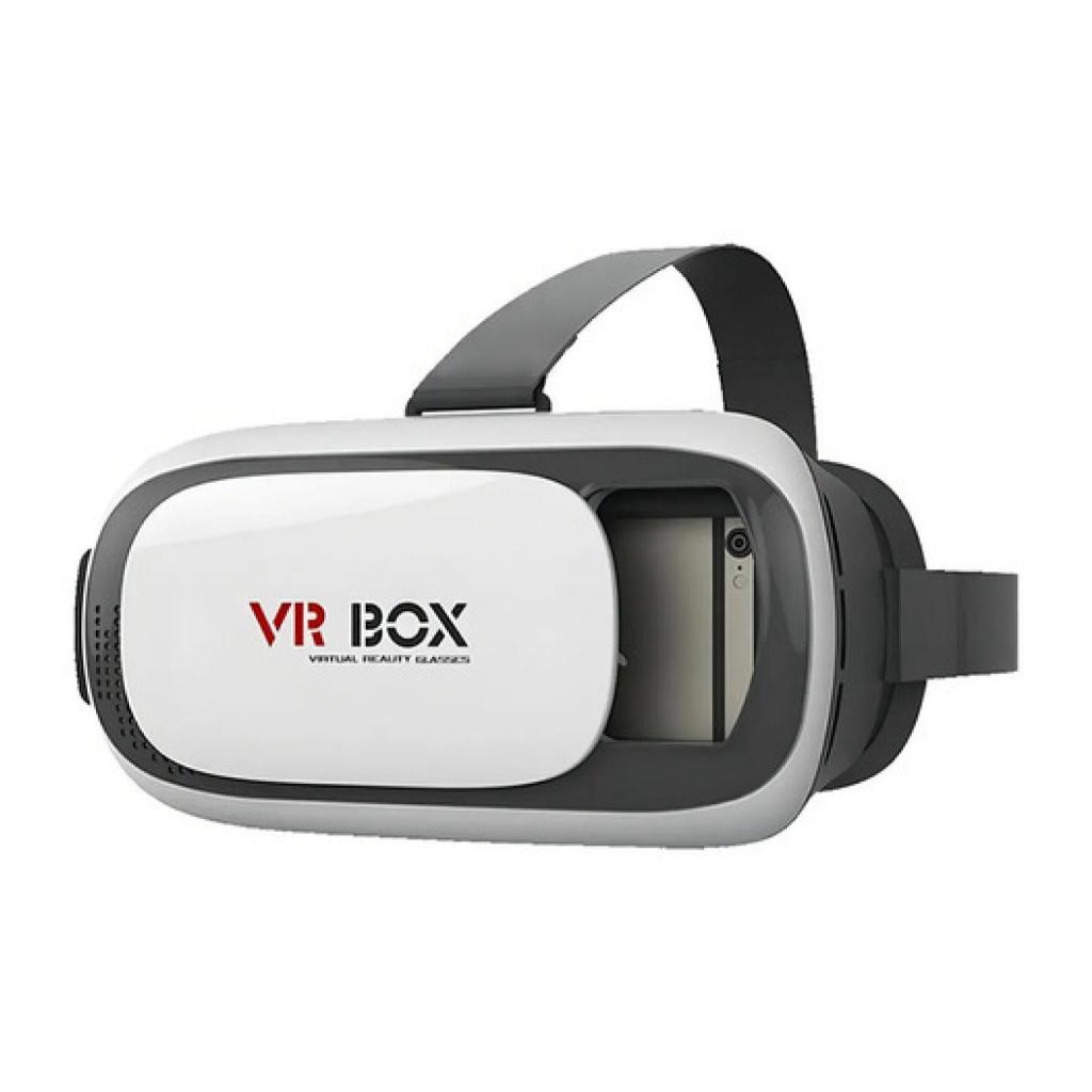 Óculos VR Box 2.0 Branco Realidade Virtual 3D com Controle para Smartphone