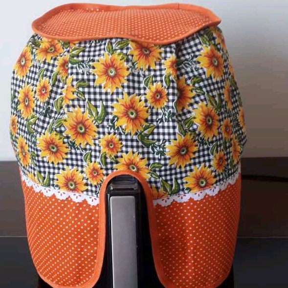Capa para airfryer de 5 litros e 8 litros.