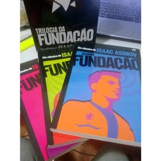 Box - Trilogia Da Fundação - Isaac Asimov  Fundação Fundação e Império Segunda Fundação - Editora Aleph  Ano 2014