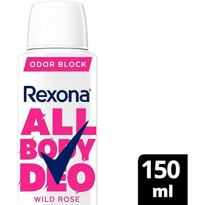 Rexona All Body, Desodorante Corporal , Para o Corpo Todo, Wild Rose 150ml