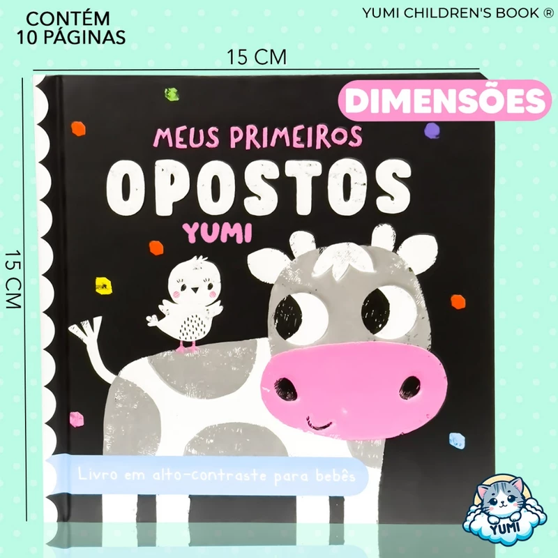 Livro de Alto Contraste Interativo para Bebês de 0 a 6 Meses — foto 9
