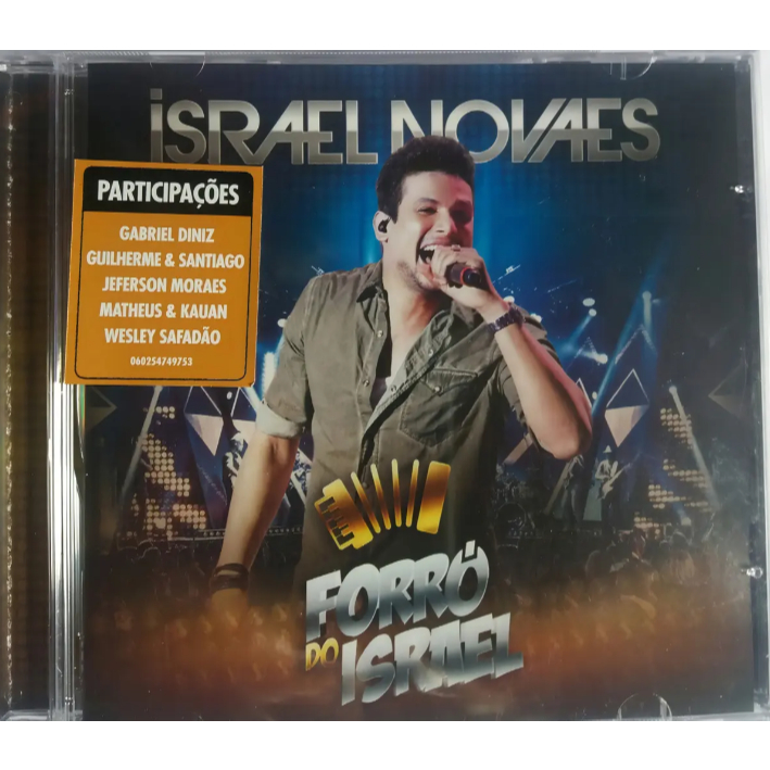 Cd - Israel Novaes - ( Forró Do Israel ) 2015 ORIGINAL LACRADO