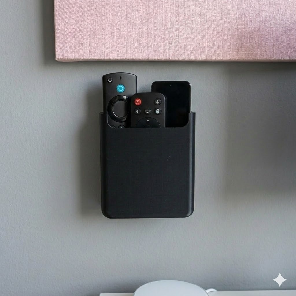 Suporte Porta Controle Remoto Parede Universal para TV Ar Condicionado Fire Stick Premium Ventilador