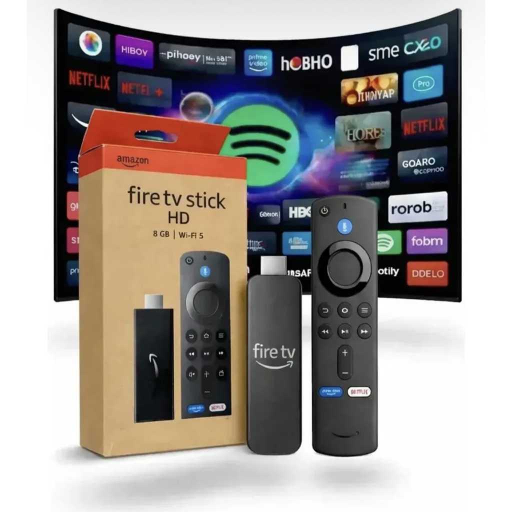 Stick 4K Ultra HD Sistema Android- 128GB+8GB, Controle por Bluetooth, Wi-Fi 5G, HDMI